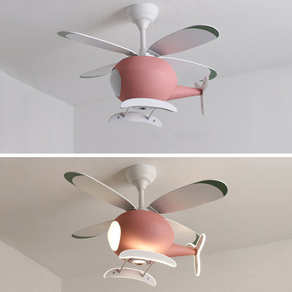 42 inch Modern Ceiling Fan with Light, 3-Color Temperature LED and Remote Control for Childrens Bedroom, Dining Room