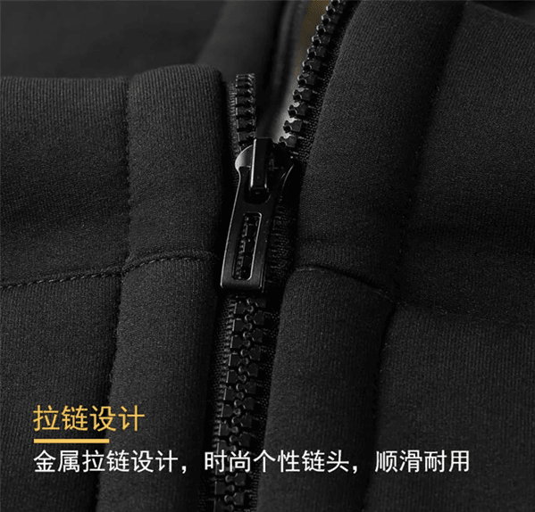 Mens Lambswool Fleece Hoodie Winter Warm Zipper Jacket 1