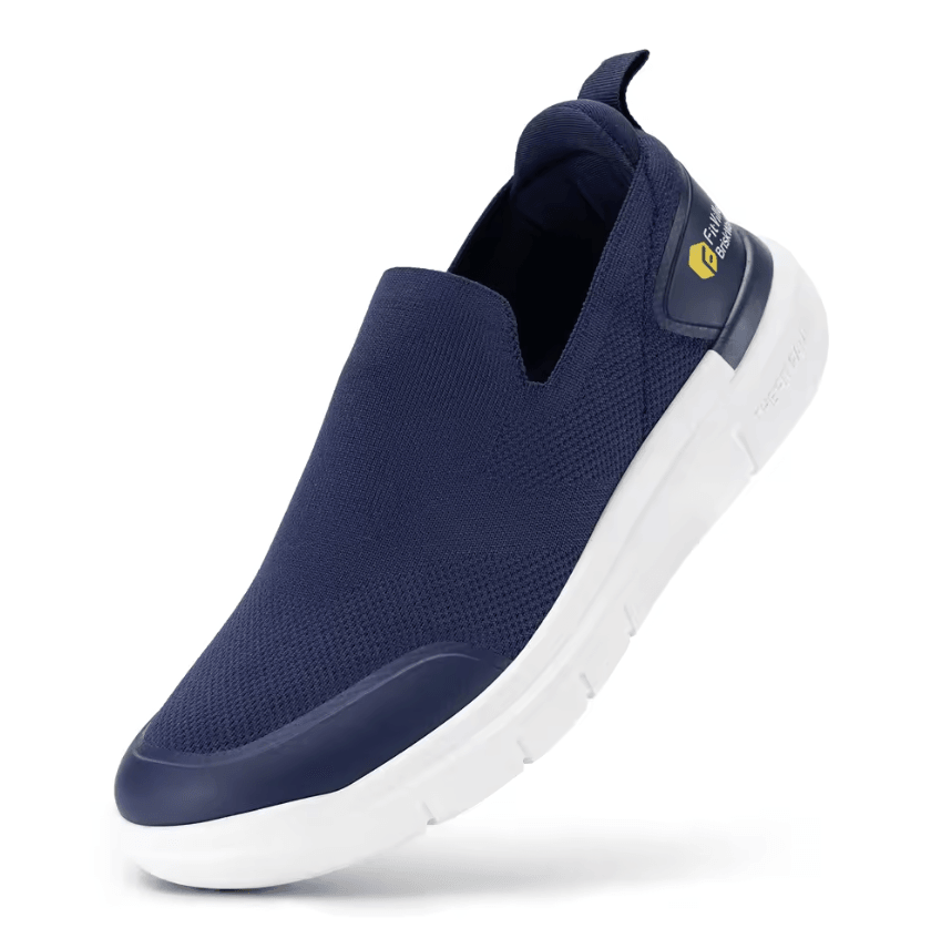FitVille Mens Extra Wide Walking Shoes For Plantar Fasciitis And Foot Pain Relief 4