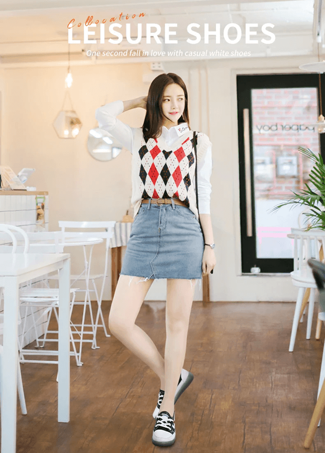 Elegant Leather Slip On Flat Shoes for Women Casual Korean Style Comfort