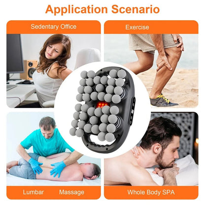 Fascia Gun High Frequency Vibration Body Massager With Multiple Heads 5