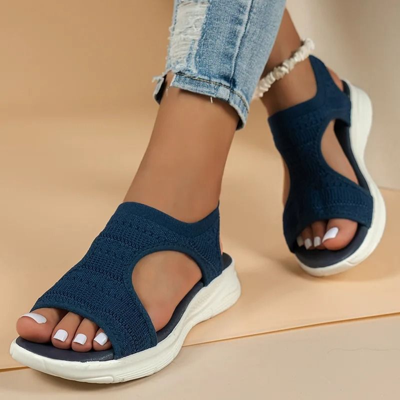 Womens Mesh Platform Sandals With Open Toe Wedge And Lightweight Comfort 3
