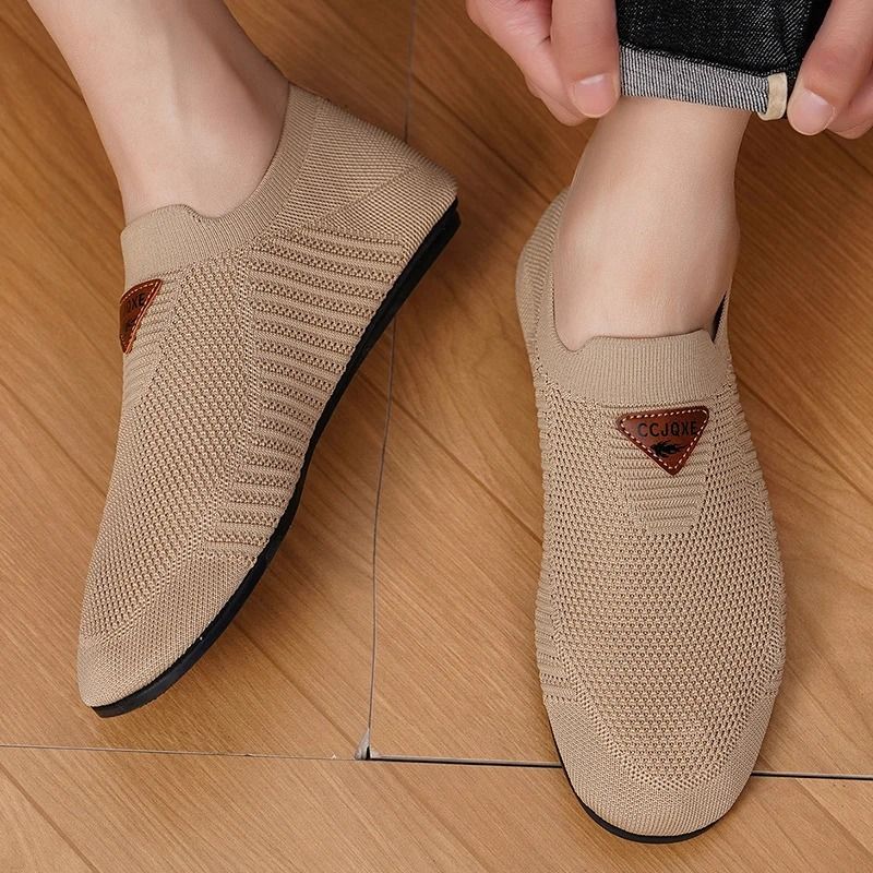 Mens Breathable Mesh Loafers Lightweight Slip On Driving Moccasins Casual Walking Shoes 4