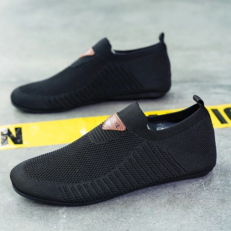 Mens Breathable Mesh Loafers Lightweight Slip On Driving Moccasins Casual Walking Shoes 6