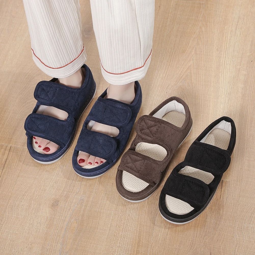 Adjustable Diabetic Sandals Orthopedic Open Toe Walking Shoes For Men And Women 2