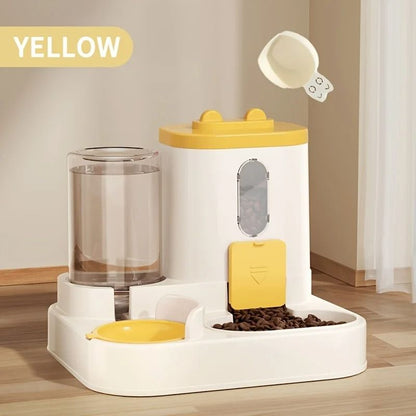 Automatic Cat Food And Water Dispenser Combo 7
