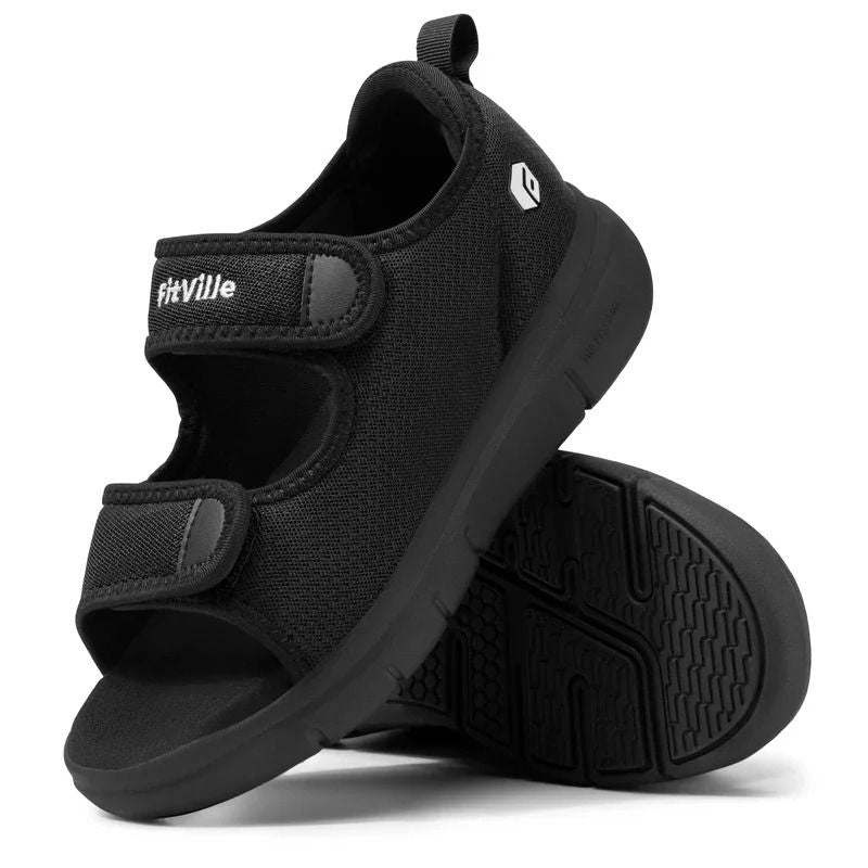 Men Orthopedic Sandals With Arch Support Wide Fit Breathable Lightweight Pain Relief Walking Shoes 4