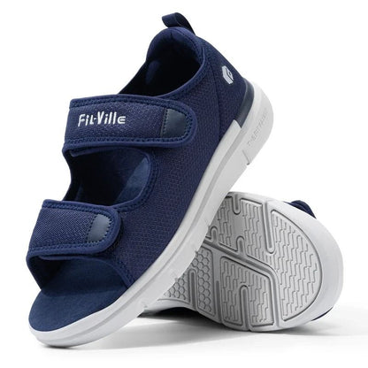 Men Orthopedic Sandals With Arch Support Wide Fit Breathable Lightweight Pain Relief Walking Shoes 6
