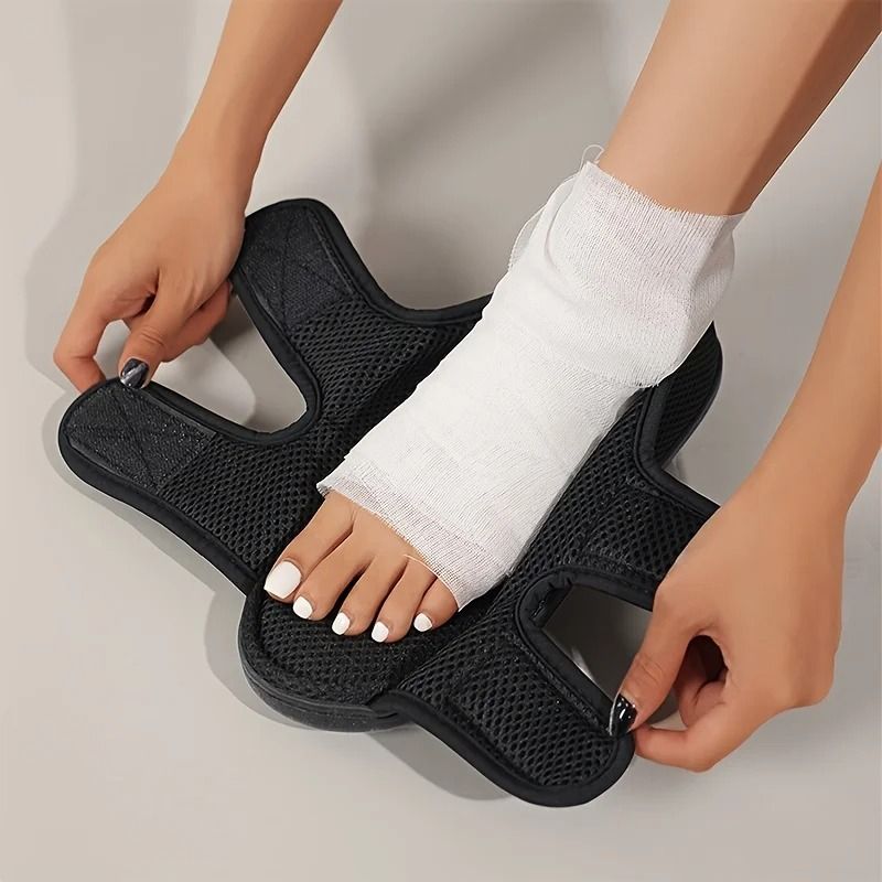 Unisex Adjustable Open Toe Slippers Breathable Mesh EVA Sole All Season Comfort 5