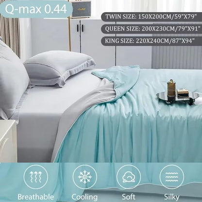 Cooling Blanket For Bed Lightweight Summer Comforter 1