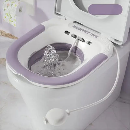 Foldable Toilet Sit Bath Basin For Pregnancy And Hemorrhoid Relief 6