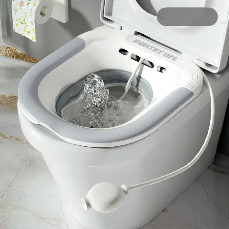 Foldable Toilet Sit Bath Basin For Pregnancy And Hemorrhoid Relief 7