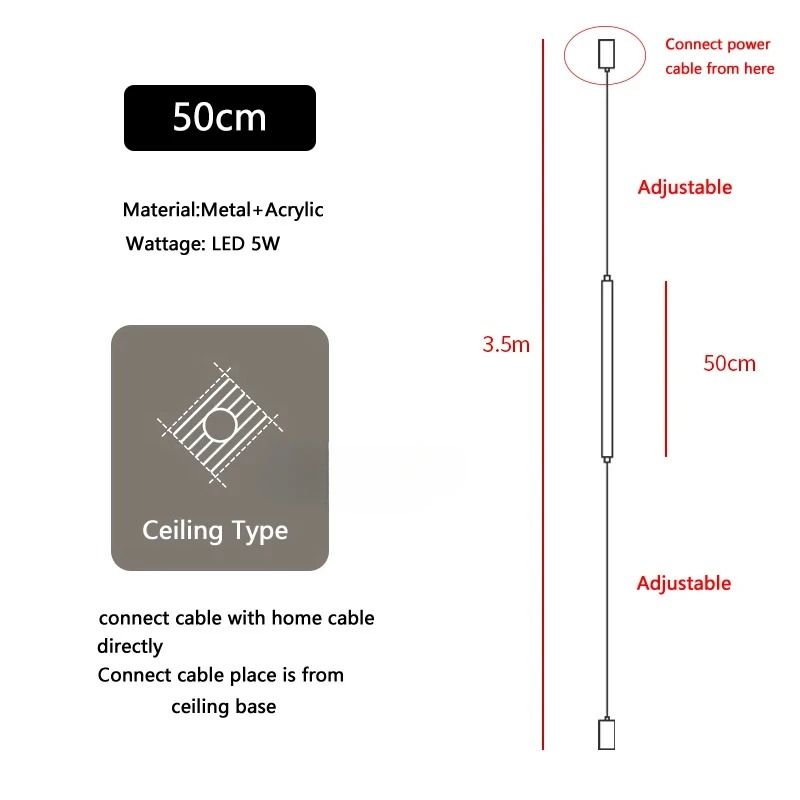 Italian Design Acrylic Line Floor Lamp For Bedroom And Living Room 8