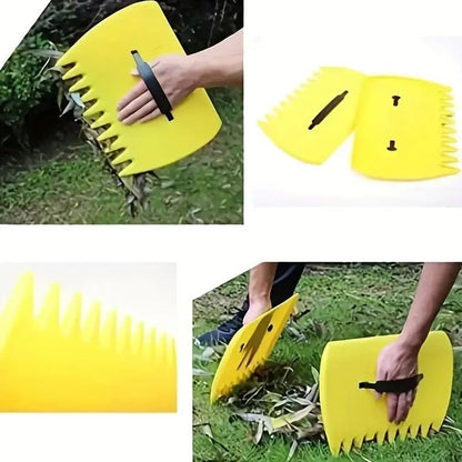 1 Pair Outdoor Leaf Grabber Rubbish Pick Up Claws For Yard Garden Cleaning Collector Waste Rubbish  1