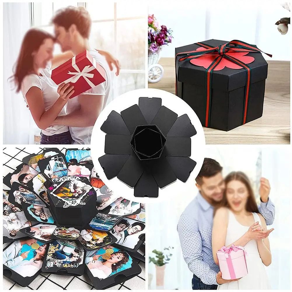 DIY Explosion Photo Album Gift Box Scrapbook For Anniversaries And Memories 5