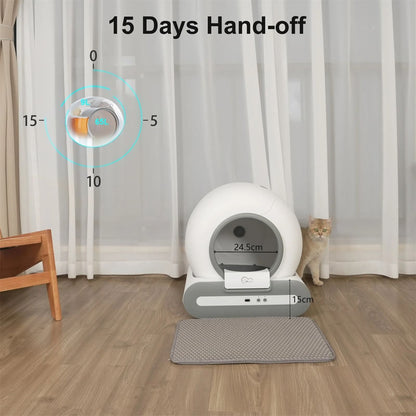 DOEL Automatic Cat Litter Box Self Cleaning With App Control Large Capacity 5