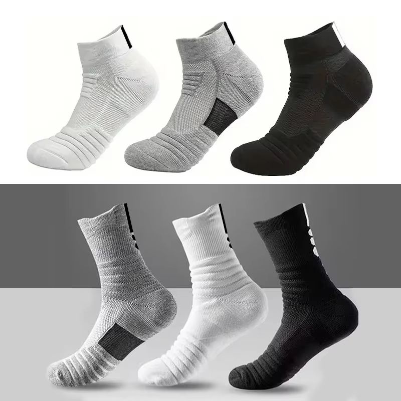 AntiSlip Football Socks For Men  Breathable Cotton Sport Socks For Soccer Basketball  Training 1