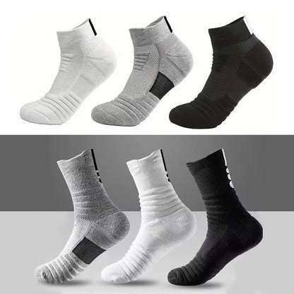 AntiSlip Football Socks For Men  Breathable Cotton Sport Socks For Soccer Basketball  Training 1