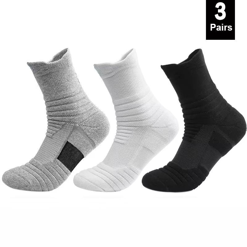 AntiSlip Football Socks For Men  Breathable Cotton Sport Socks For Soccer Basketball  Training 11