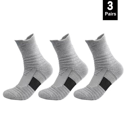 AntiSlip Football Socks For Men  Breathable Cotton Sport Socks For Soccer Basketball  Training 12