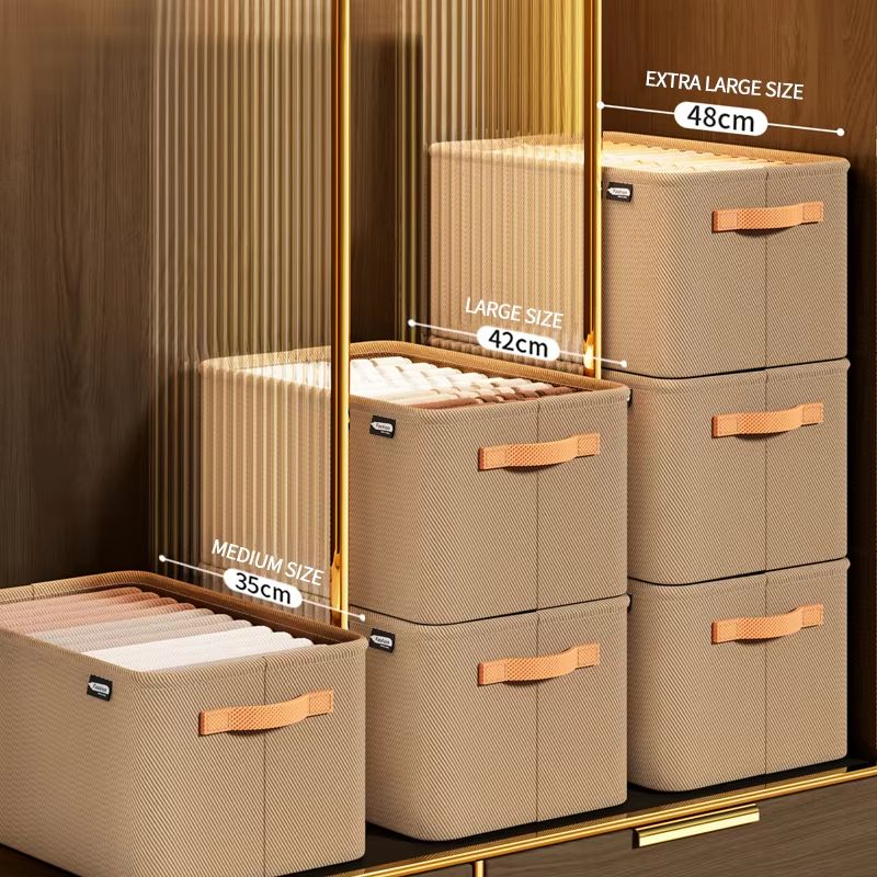 Thickened Clothes Organizer Box  Wardrobe Storage Solution For Jeans Pants Sweaters  Drawers 1