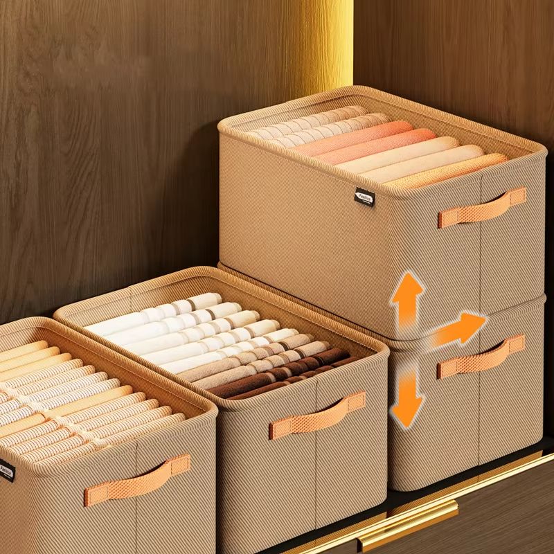 Thickened Clothes Organizer Box  Wardrobe Storage Solution For Jeans Pants Sweaters  Drawers 3