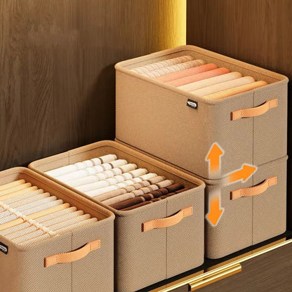 Thickened Clothes Organizer Box  Wardrobe Storage Solution For Jeans Pants Sweaters  Drawers 3