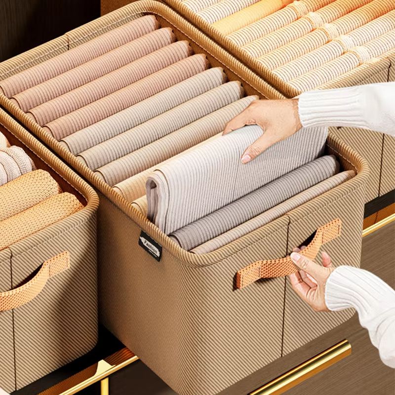 Thickened Clothes Organizer Box  Wardrobe Storage Solution For Jeans Pants Sweaters  Drawers 5