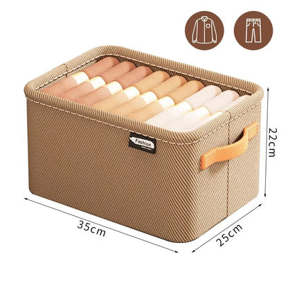 Thickened Clothes Organizer Box  Wardrobe Storage Solution For Jeans Pants Sweaters  Drawers 6