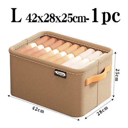 Thickened Clothes Organizer Box  Wardrobe Storage Solution For Jeans Pants Sweaters  Drawers 15