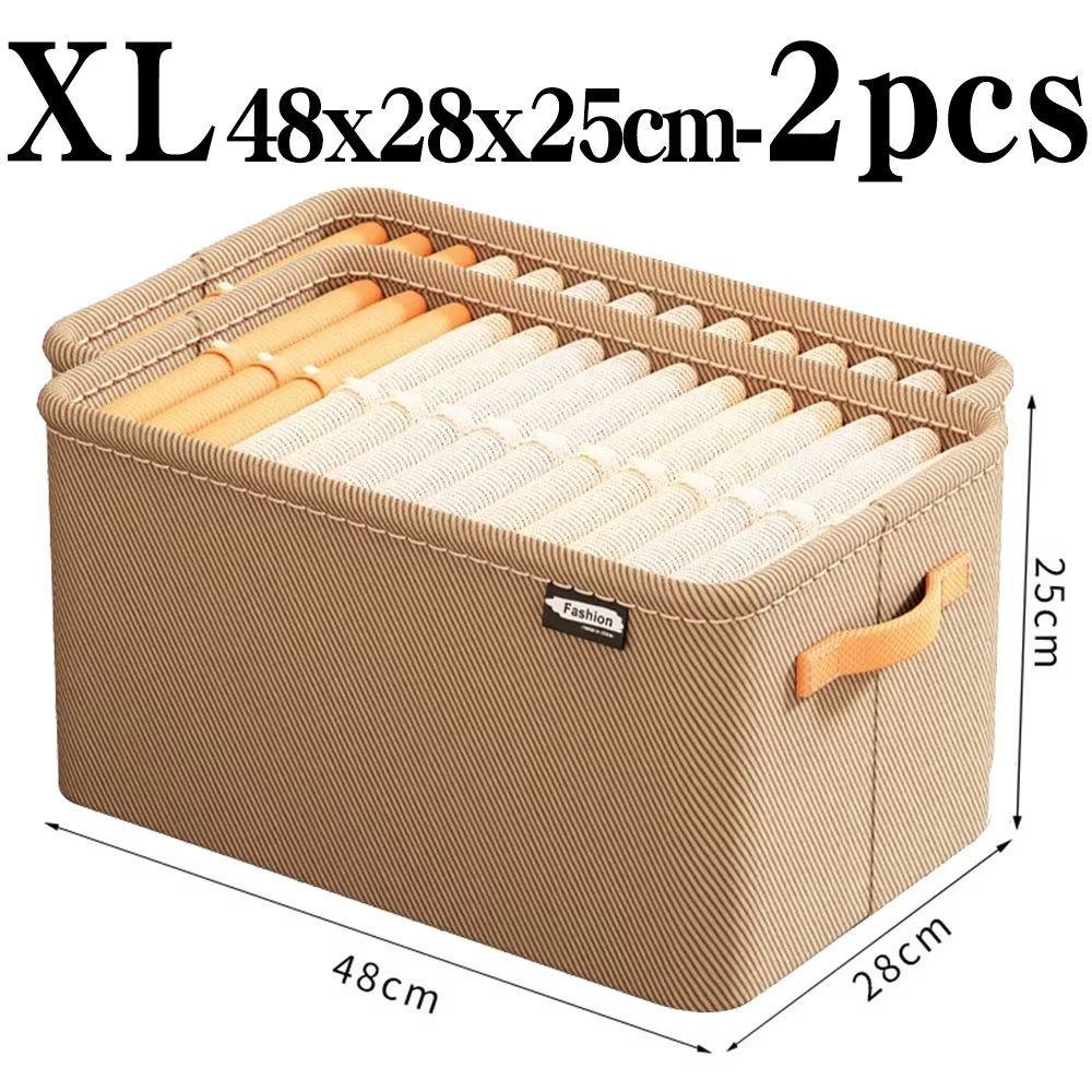 Thickened Clothes Organizer Box  Wardrobe Storage Solution For Jeans Pants Sweaters  Drawers 12