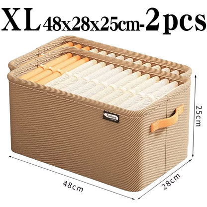 Thickened Clothes Organizer Box  Wardrobe Storage Solution For Jeans Pants Sweaters  Drawers 12
