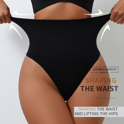 High Waist Thongs For Women  Seamless Tummy Control GString Shaper Panties 4