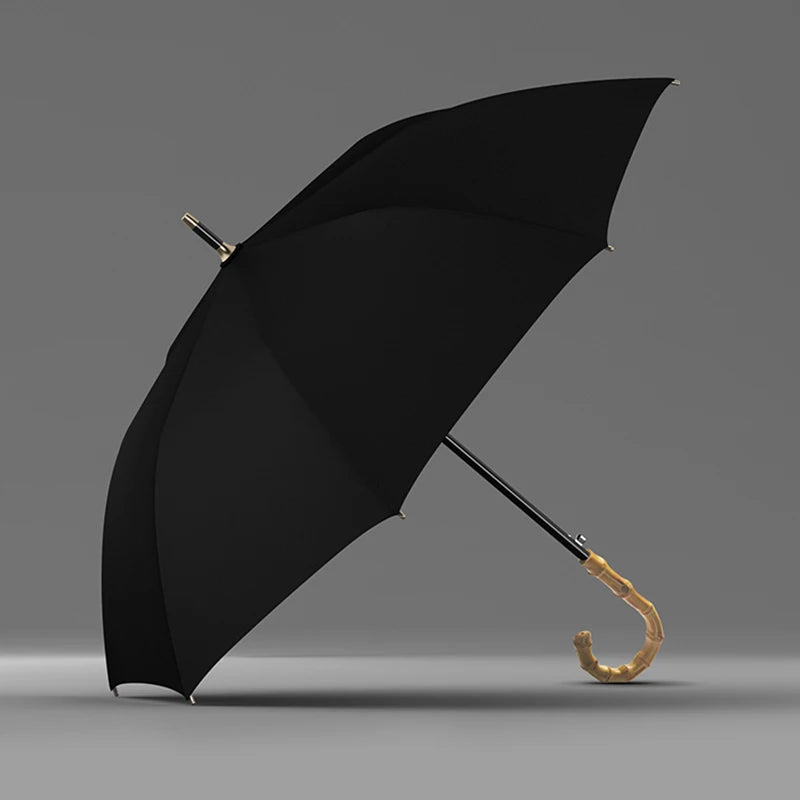 OLYCAT Large Windproof Golf Umbrella - 122cm Luxury Designer Rain Umbrella for Men with Bamboo-Inspired Cantilever Desig