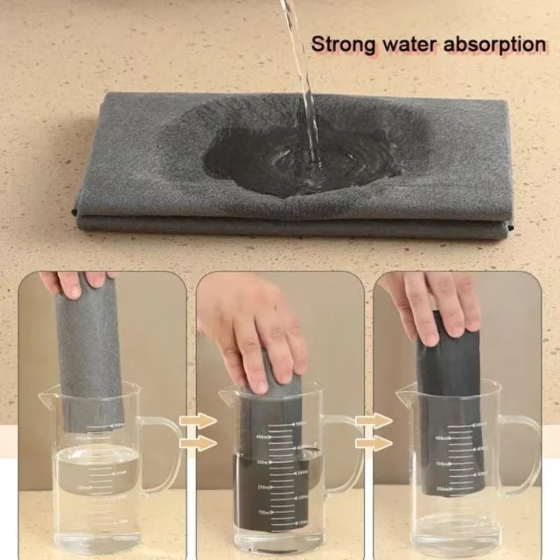 Thickened Magic Cleaning Cloth  Reusable StreakFree Glass  Window Wiping Rag For Kitchen And Home 1