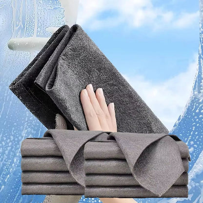 Thickened Magic Cleaning Cloth  Reusable StreakFree Glass  Window Wiping Rag For Kitchen And Home 3