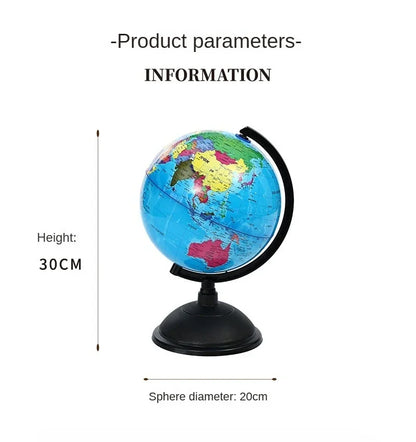 Jewish Character Desktop Rotating Teaching Earth Globe Hebrew World Terrestrial Globe For Classroom 3