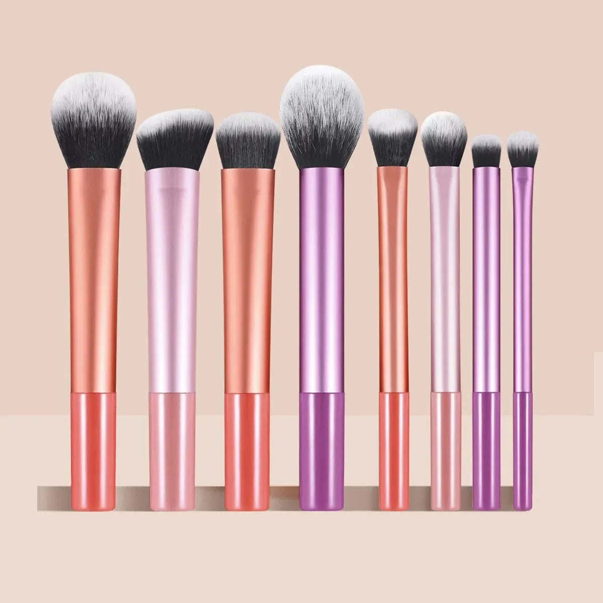 Professional Makeup Brush Set Black Glossy Tool Kit, Powder, Blush, Contouring, Eyeshadow Makeup Brushes