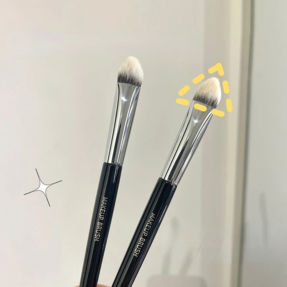 Karsyngirl Foundation Concealer Makeup Brushes, Contour Highlight Detail Brush Cosmetic Beauty, Three Sided Slope Tool