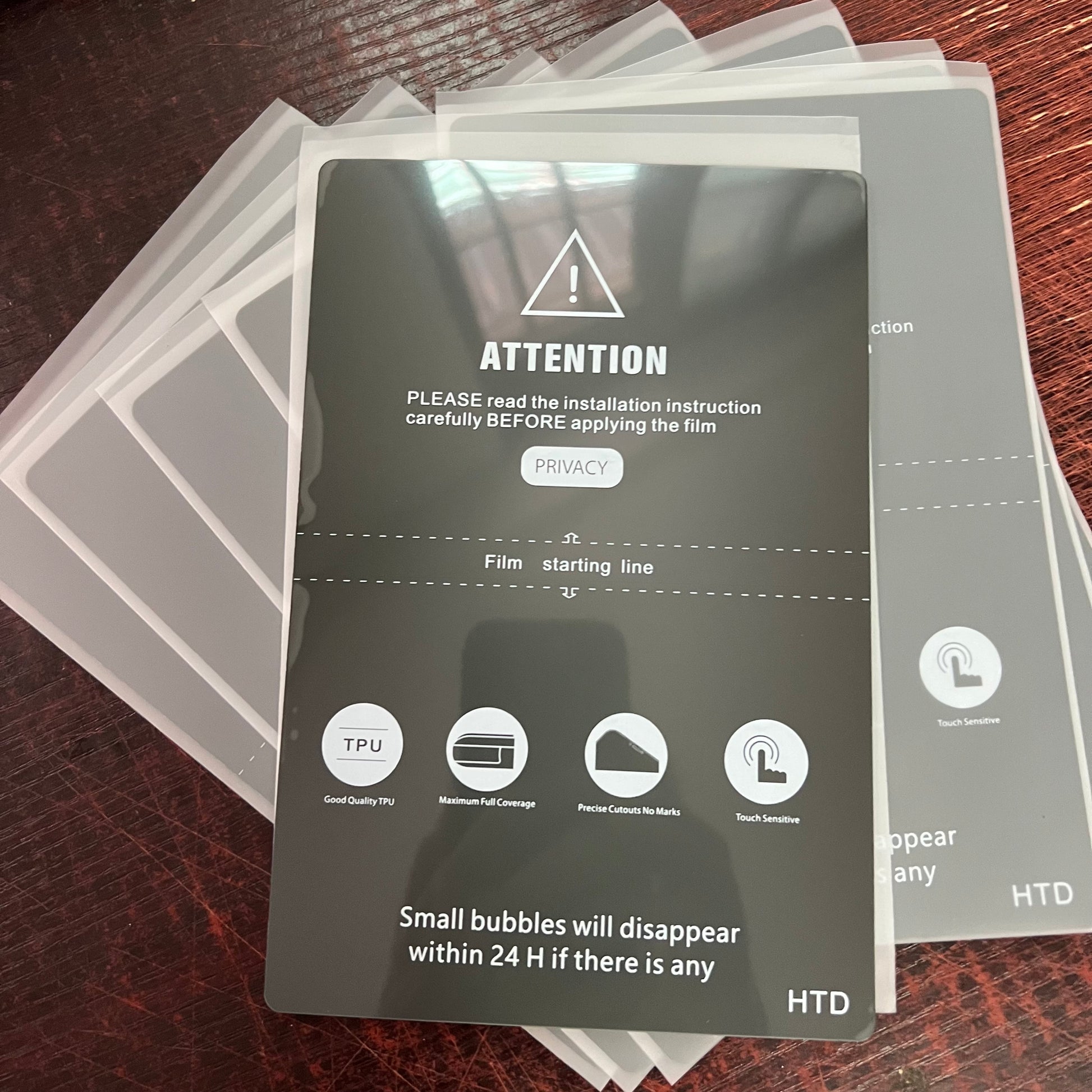 TPU MATTE Anti-Peep Frosted Hydrogel Film, Privacy Protection Flexible Screen Protector for Mobile Cutting Machine