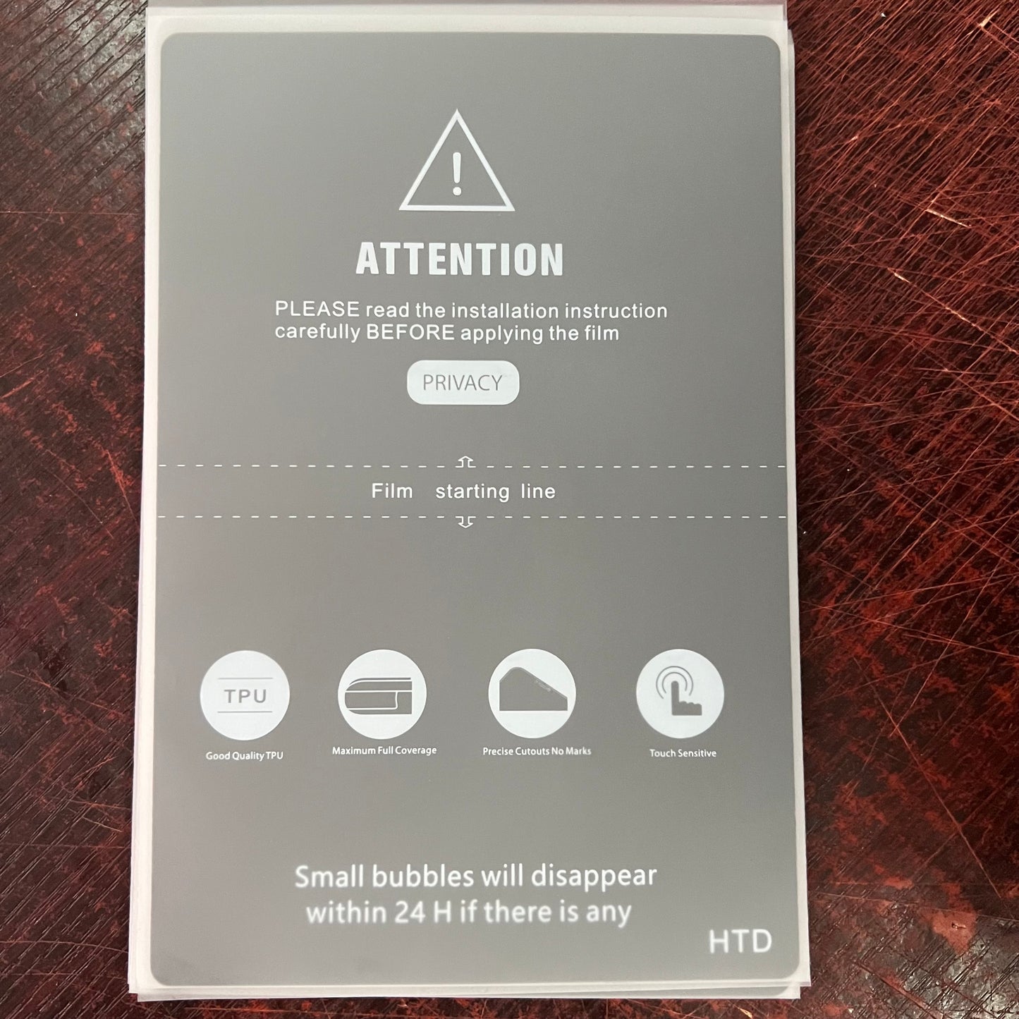 TPU MATTE Anti-Peep Frosted Hydrogel Film, Privacy Protection Flexible Screen Protector for Mobile Cutting Machine