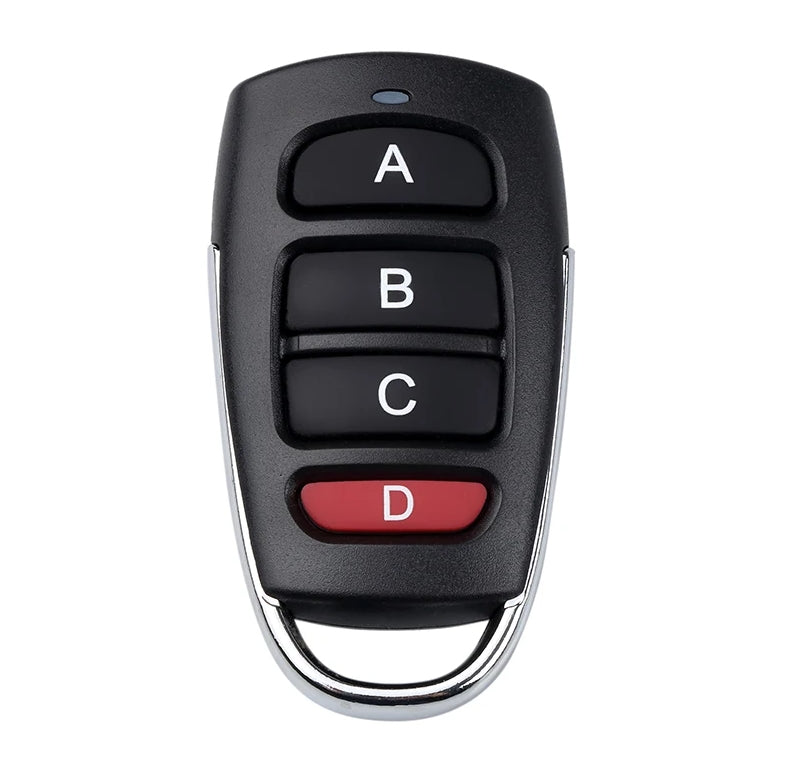 Universal 433MHz Wireless RF Remote Control Copy Code Garage Door Gate Duplicator Key Opener For 43 6