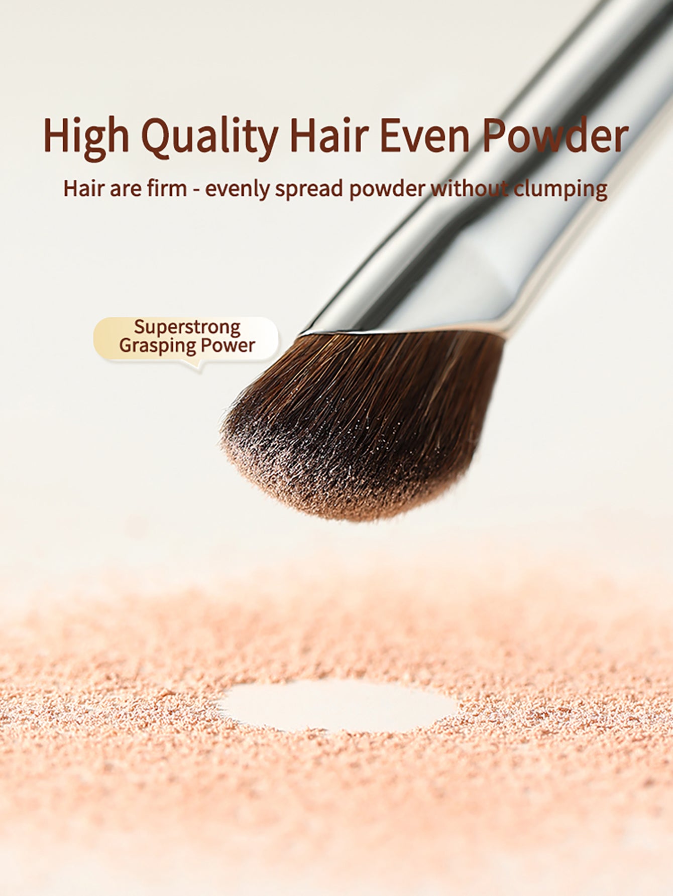 Dual Color Horsehair Nose Shadow Brush Sickle Shaped Contour Brush Multi Functional Makeup Brush Se 2