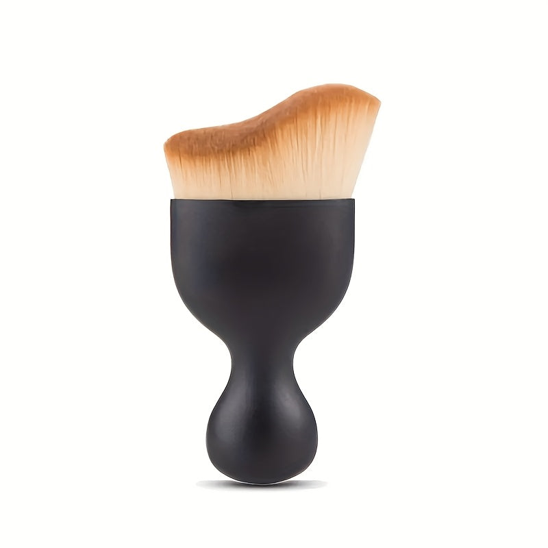 Single Makeup Brush Arc Curve Makeup Brush, Professional Foundation Brush, Contour Brush for Flawless Makeup