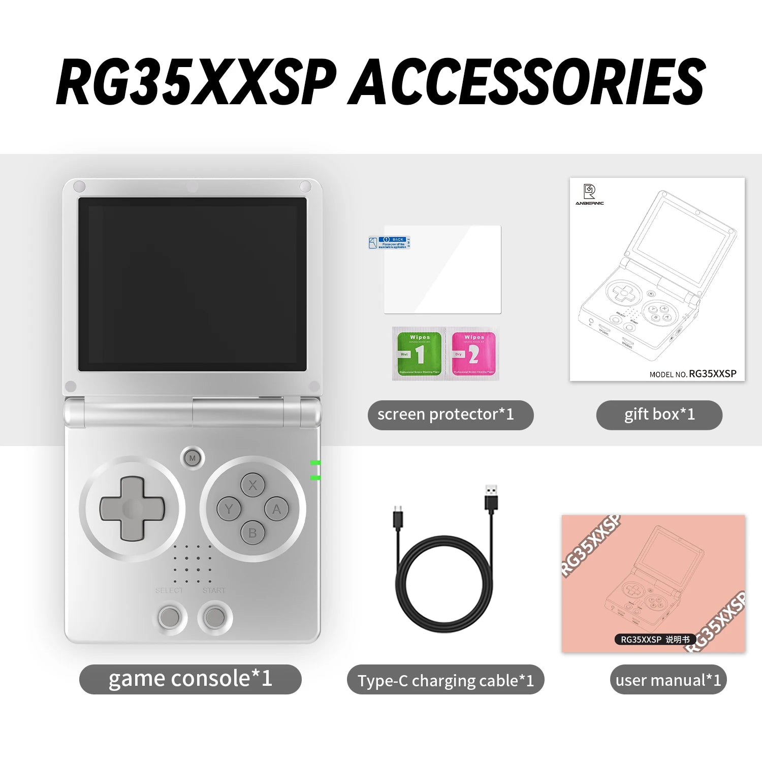 Ultimate Retro Gaming Gift RG35XXSP Flip Console 35 IPS Screen WiFi HDMI Output  Play Classics Read 8