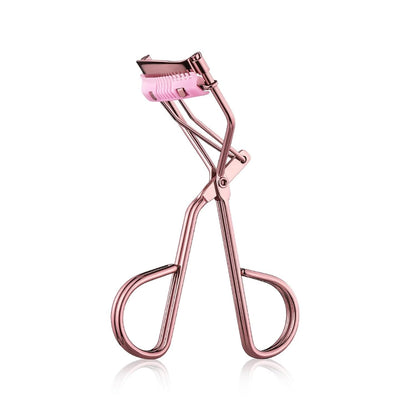 Rose Gold Eyelash Curler Professional, Womens Eyelash Makeup Tools, Quick Styling Cosmetics Accessories Portable Compact