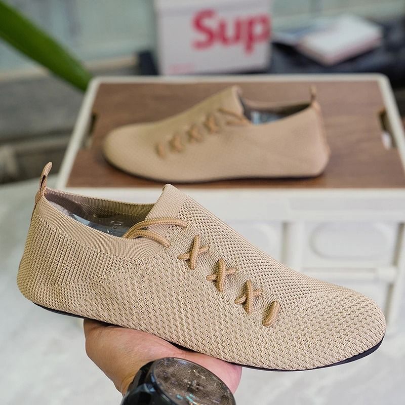 Breathable Mesh Loafers For Men Comfortable AntiSlip Summer Driving Shoes 8