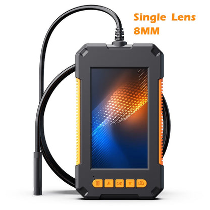 P40 Industrial Endoscope Camera 43 HD Screen 39mm8mm Dual Lens Waterproof Borescope For Automotive 8