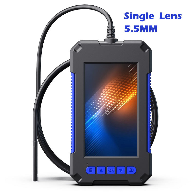 P40 Industrial Endoscope Camera 43 HD Screen 39mm8mm Dual Lens Waterproof Borescope For Automotive 7