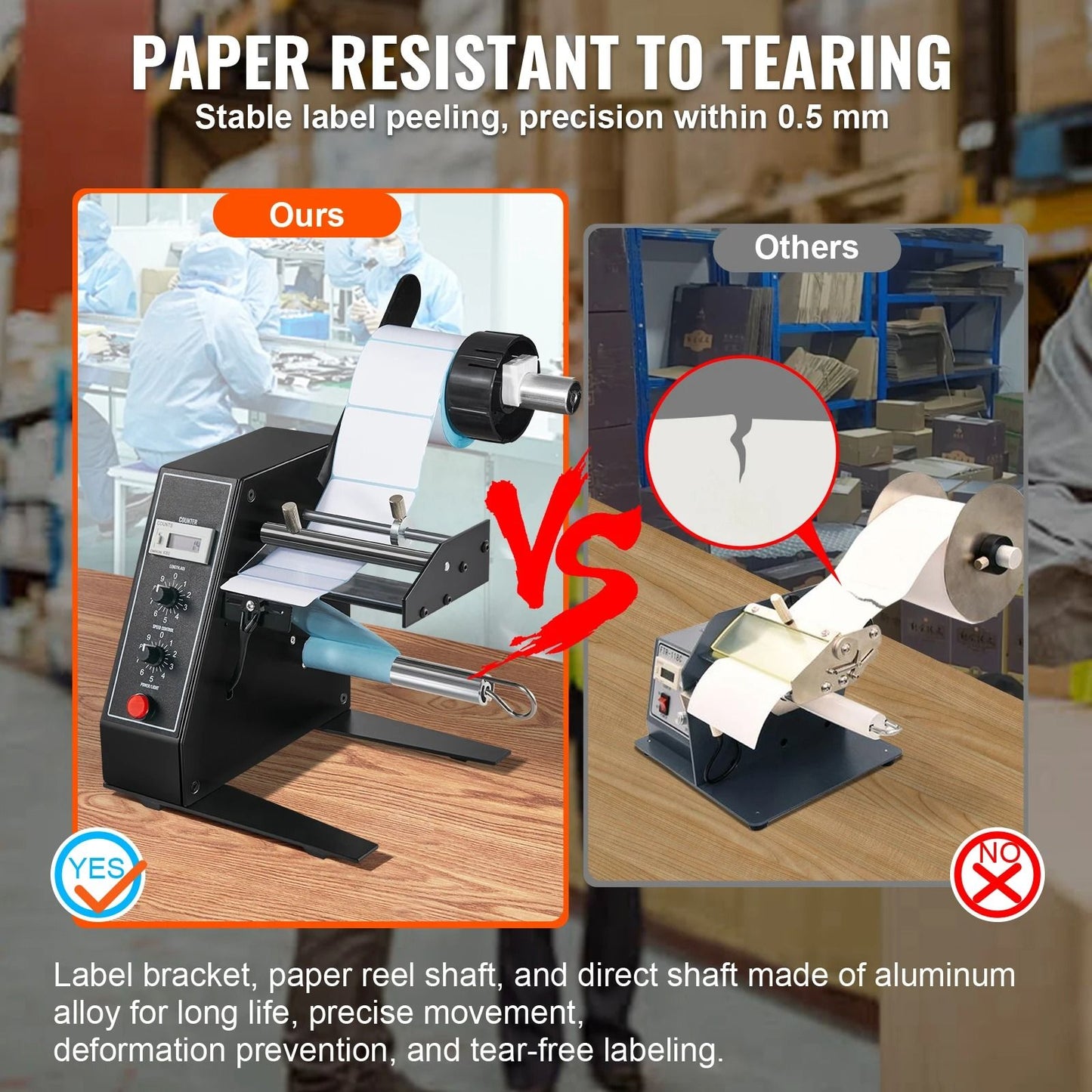 Automatic Label Dispenser With Adjustable Speed And Counter 2